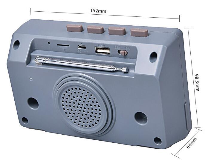 2020 new private wireless card Bluetooth speaker mini mini audio retro mobile phone stand audio boom