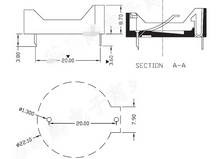 7-25   CR2032 battery holder