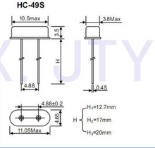 10-6 16Mhz crystals