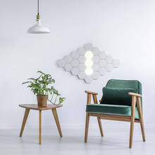 Wall lamp creative touch sensing living room bedroom decoration combination charging honeycomb quantum lamp
