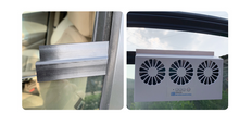 Multifunctional solar smoke exhaust fan radiator cooling ventilator vehicle interior vehicle high power