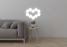 Wall lamp creative touch sensing living room bedroom decoration combination charging honeycomb quantum lamp