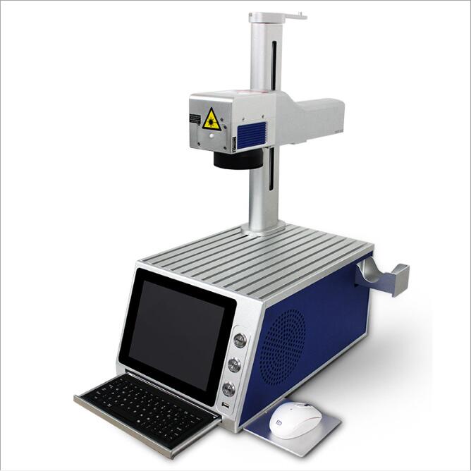 Code clear optical fiber laser marking machine hardware stainless steel metal lettering mobile phone screen removal laser engraving machine laser engraving machine