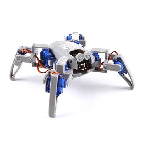 Quadruped spider robot maker education electronic DIY Kit steering gear bionic spider WiFi control