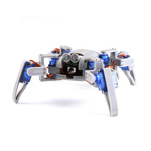 Quadruped spider robot maker education electronic DIY Kit steering gear bionic spider WiFi control