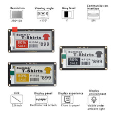2.9 inch E-paper ink sreen module