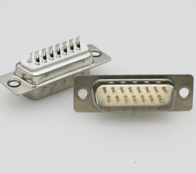 DB15 single half gold male head