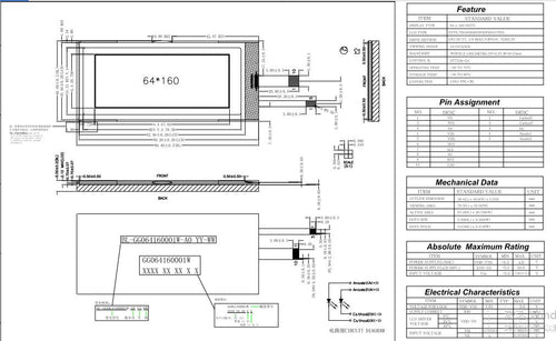 LCD  JM16064C01