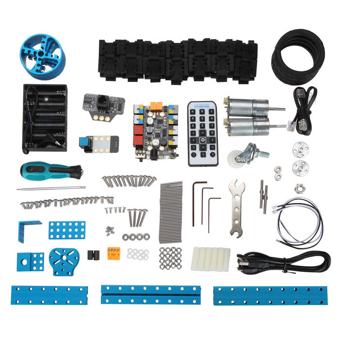 Makeblock DIY Car Kit Arduino Starter Robot Kit Blue (IR Version) – PCB ...
