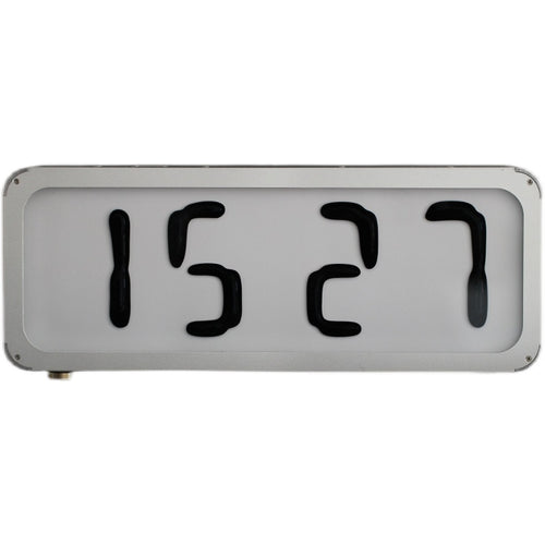 Magnetic fluid clock.