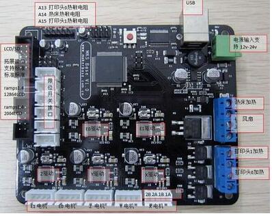 3D printer board control board MKS-BASE V1.2 integrated board RepRap Ramps1.4 compatible