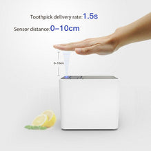 Smart toothpick dispenser with 200 pcs  toothpicks