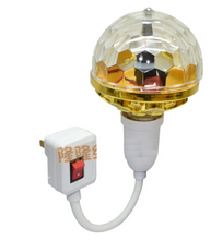 Colorful rotating lights