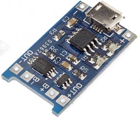 TP4056 - Micro USB 5V 1A Lithium Battery Charger with Protection