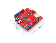 VS1053 VS1053B Stereo Audio MP3 Player Shield Record Decode Development Board Module With TF Card Slot