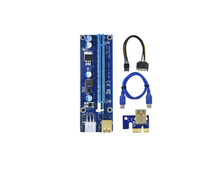 Extender USB Dual 6Pin Adapter Card SATA 15pin Riser Ver009s